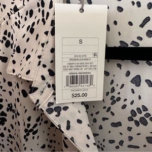 Silk blouse, new w tags